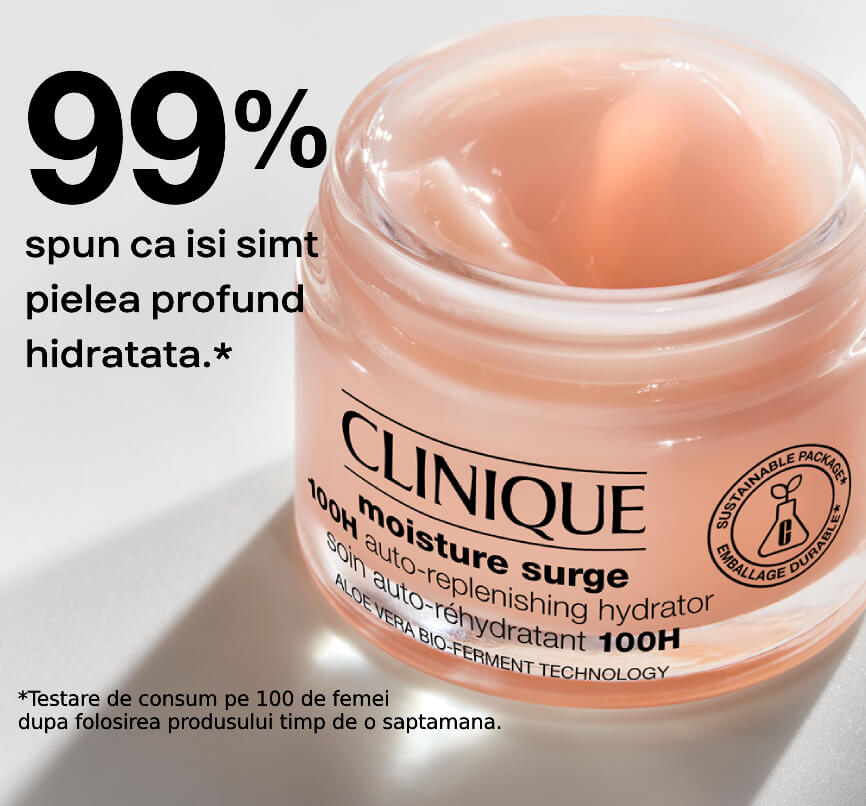 99% Spun ca isi simt pielea profund hidratata.*
