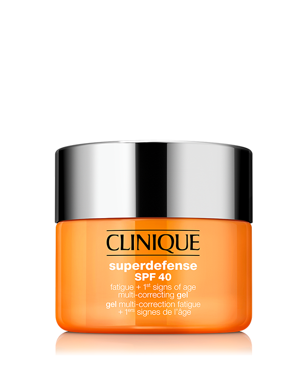 Superdefense SPF40 Fatigue + 1st Signs of Age Multi Correcting Gel, Crema-gel matasoasa si revigoranta cu SPF care lupta impotriva aspectului obosit al tenului si a primelor semne de imbatranire.