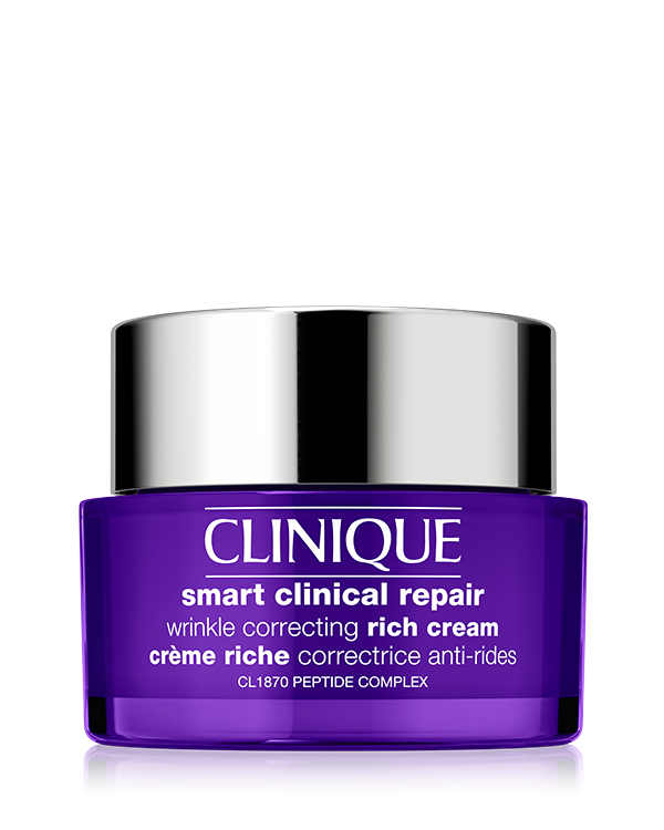 NEW Clinique Smart Clinical Repair™ Wrinkle Correcting Rich Cream, Crema care lupta impotriva ridurilor, ofera fermitate si hraneste, pentru un aspect neted si intinerit al pielii.
