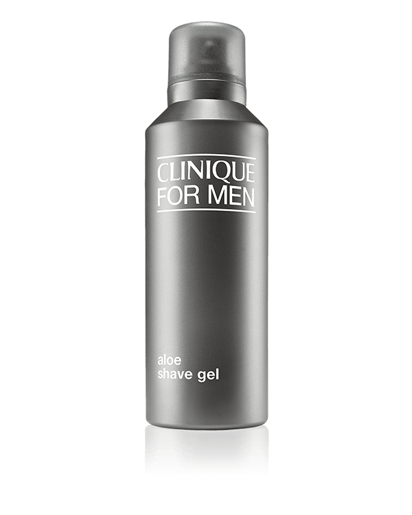 Clinique For Men™ Aloe Shave Gel, Face barba mai moale, mai fina pentru un barbierit fin si de precizie.