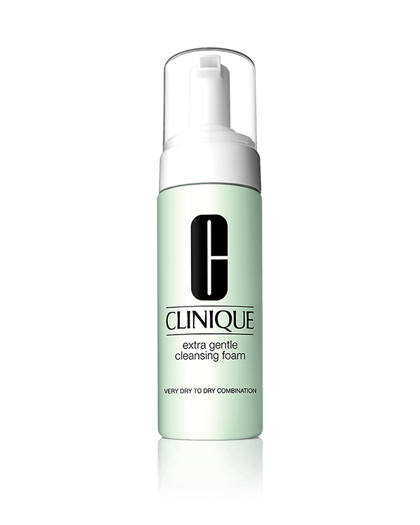 Extra Gentle Cleansing Foam, Spuma pufoasa, moale si catifelata care curata cu grija chiar si tenul sensibil.